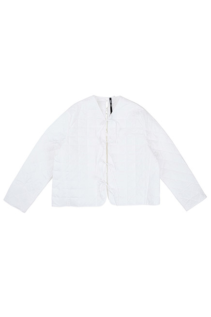 Quilted Jacket – Optical White