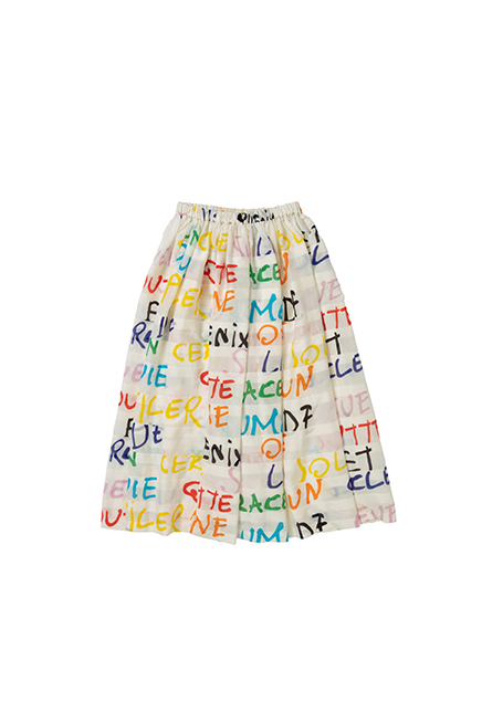 Stitch Gathered Skirt