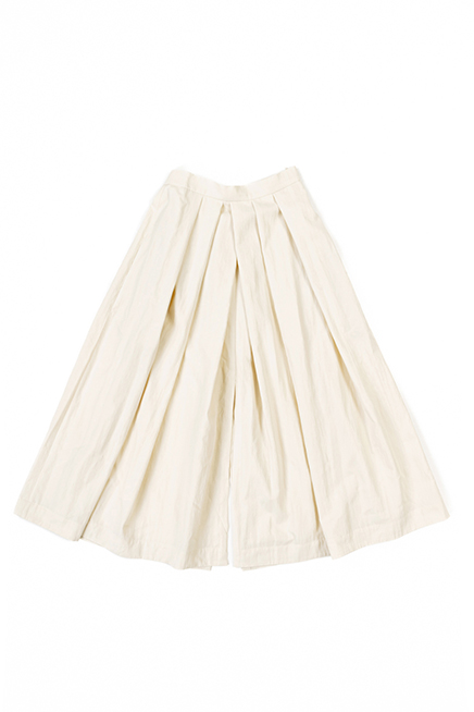 Pleated Skirt with Slits